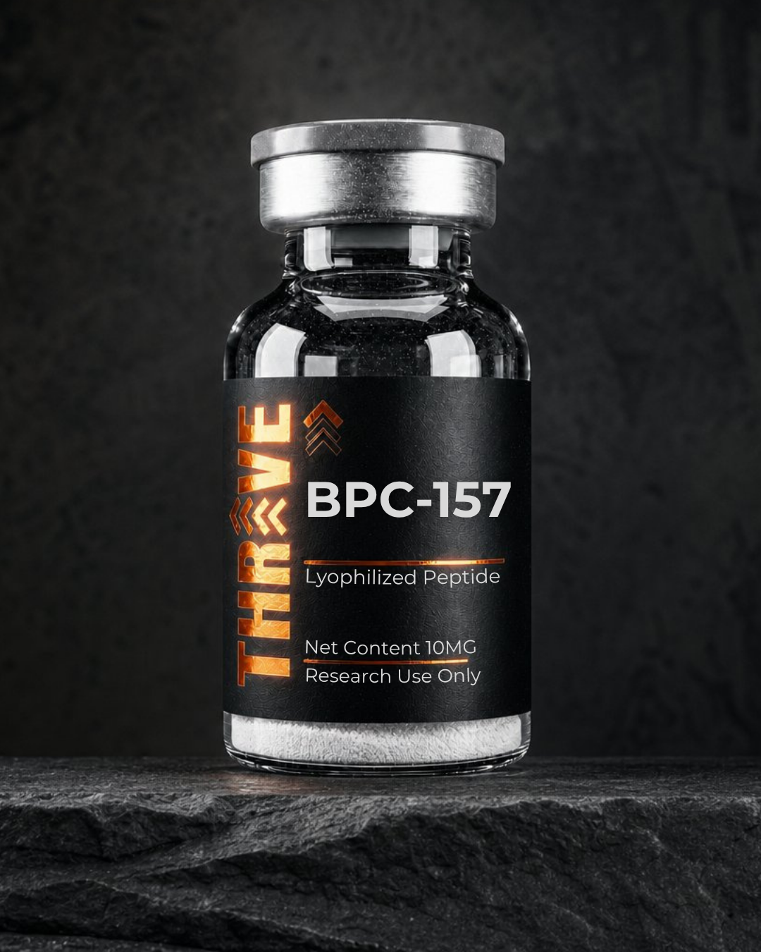BPC-157 peptide bottle